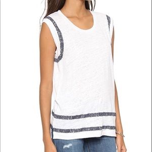 Madewell fieldgoal linen tank